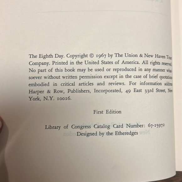 The Eighth Day by Thornton Wilder 1967 - Picture 4 of 11